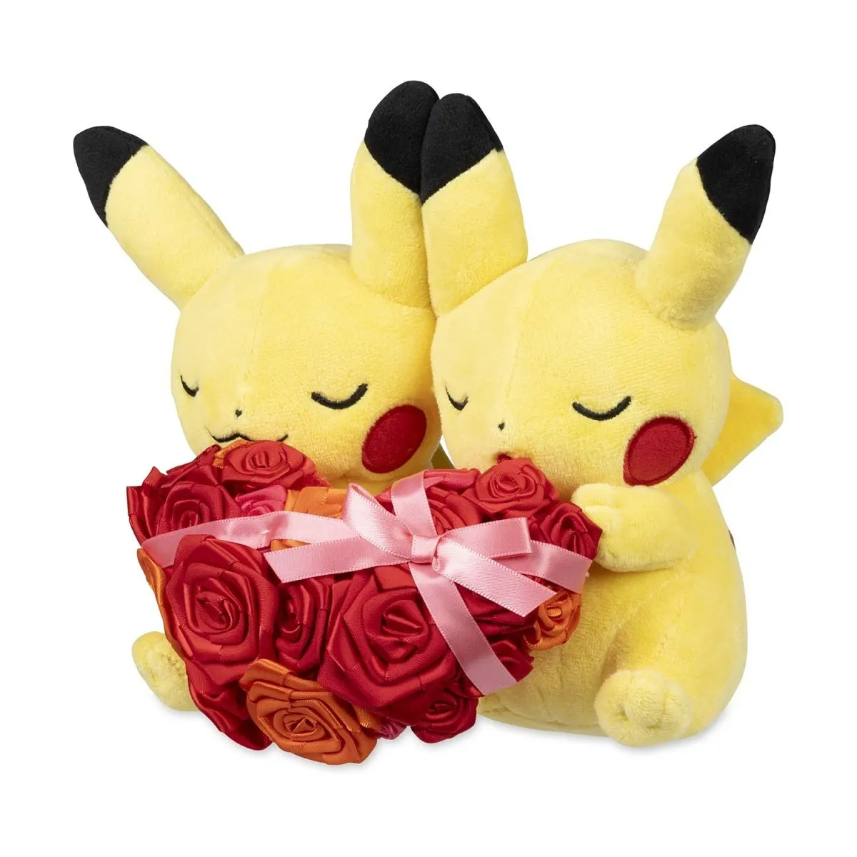 Paired Pikachu Celebrations: Sweetheart Pikachu Plush - 8 In.