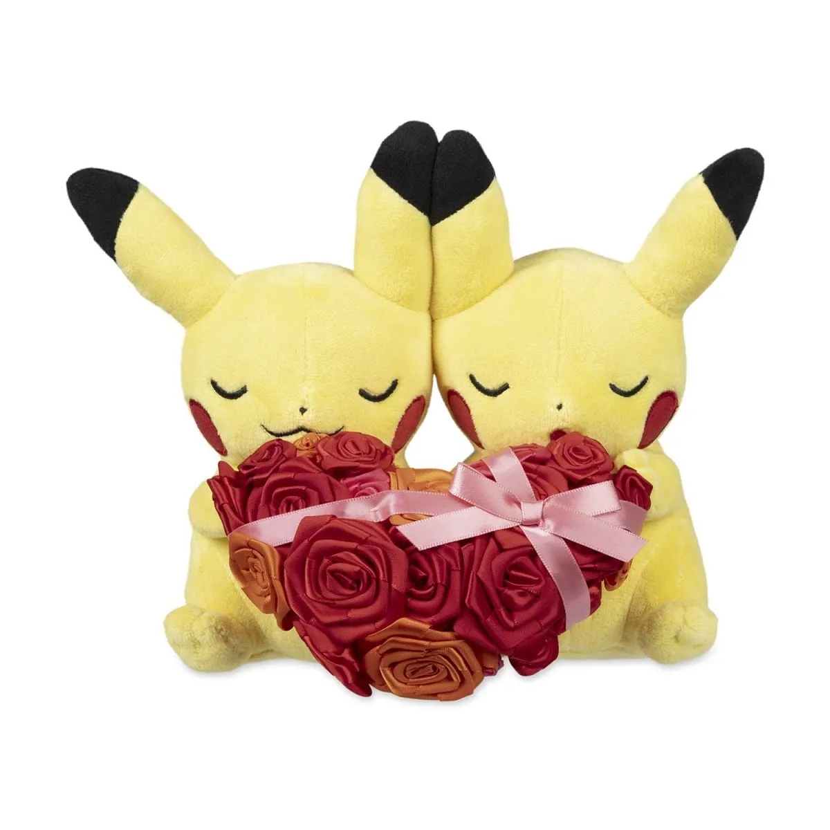 Paired Pikachu Celebrations: Sweetheart Pikachu Plush - 8 In.