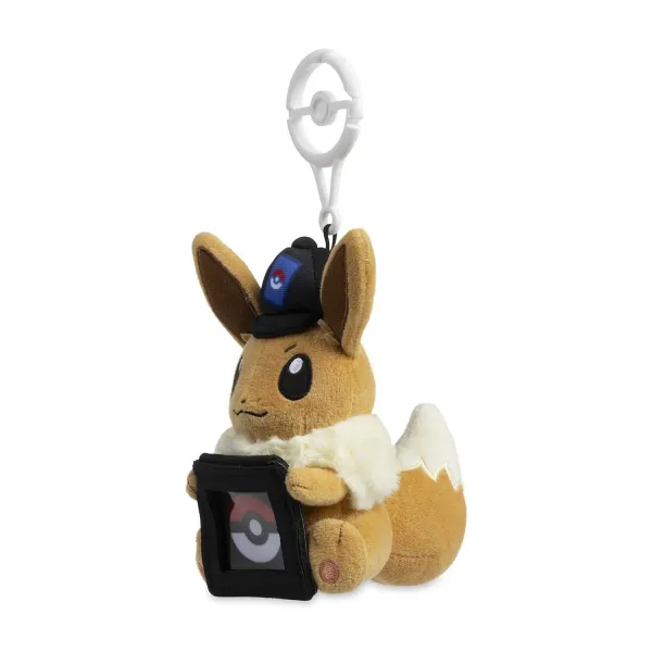 Pokémon TCG: Eevee Coin-Display Plush Key Chain