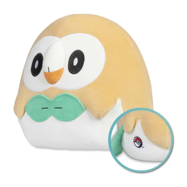 Rowlet Squishmallows Plush - 12 In.