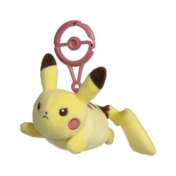 Pikachu (Hardy) Pokémon Natures Plush Key Chain