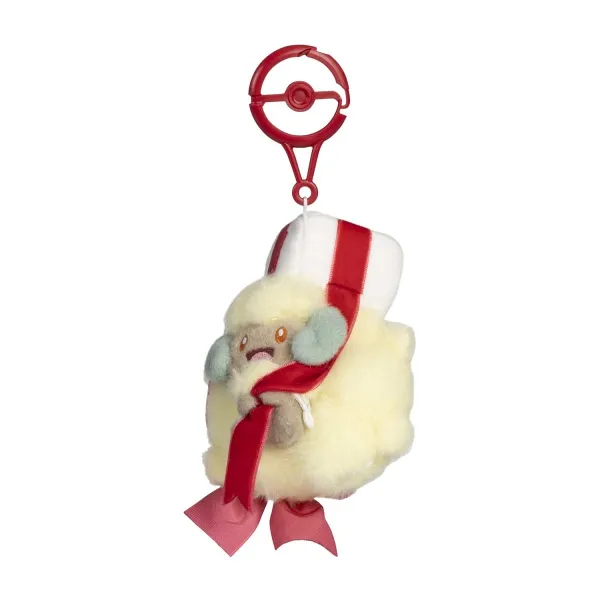 Whimsicott Pokémon Holiday Wishes Plush Key Chain