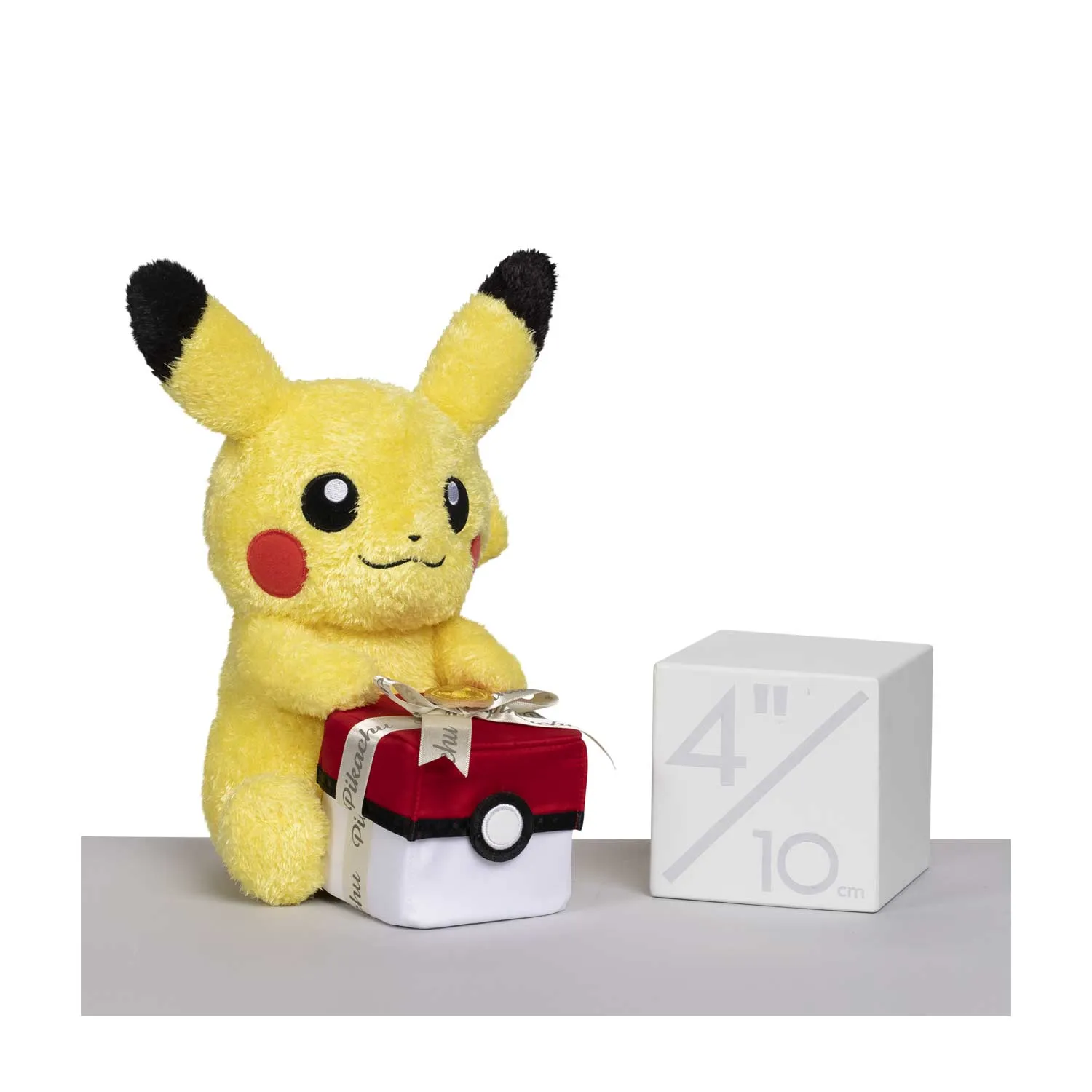 Pikachu with Gift Box Plush - 11 In.