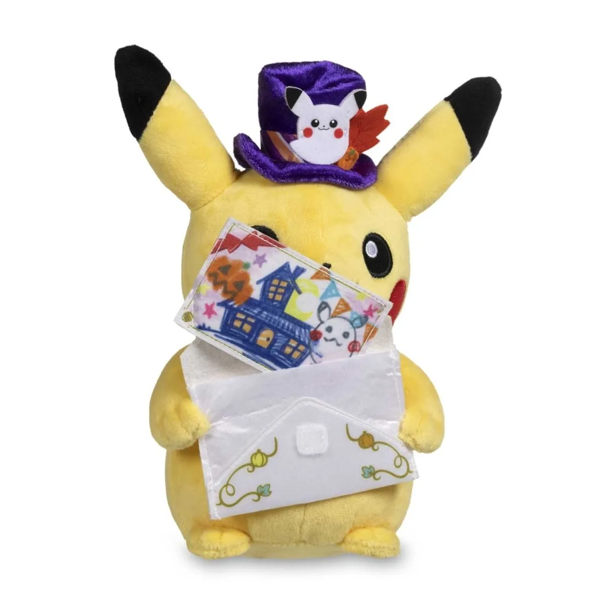 Pikachu Pokémon Pumpkin Celebration Poké Plush - 8 ¾ In.