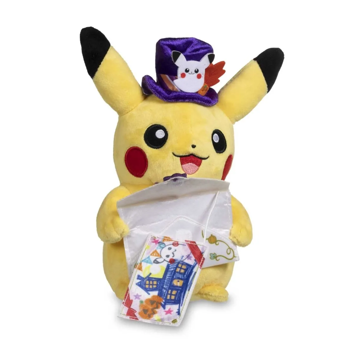 Pikachu Pokémon Pumpkin Celebration Poké Plush - 8 ¾ In.