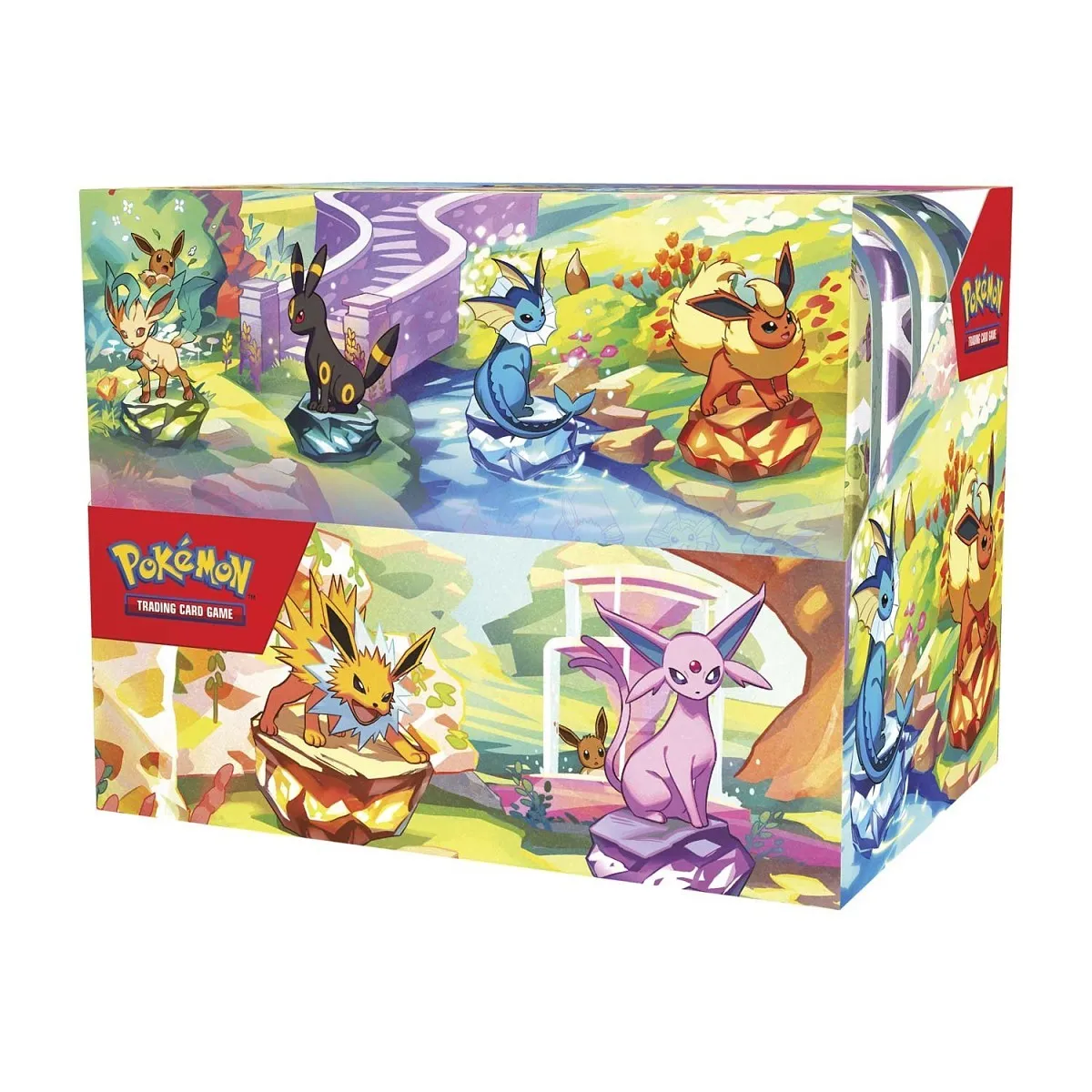 Pokémon TCG: Scarlet & Violet-Prismatic Evolutions Mini Tin Display (8 Tins)