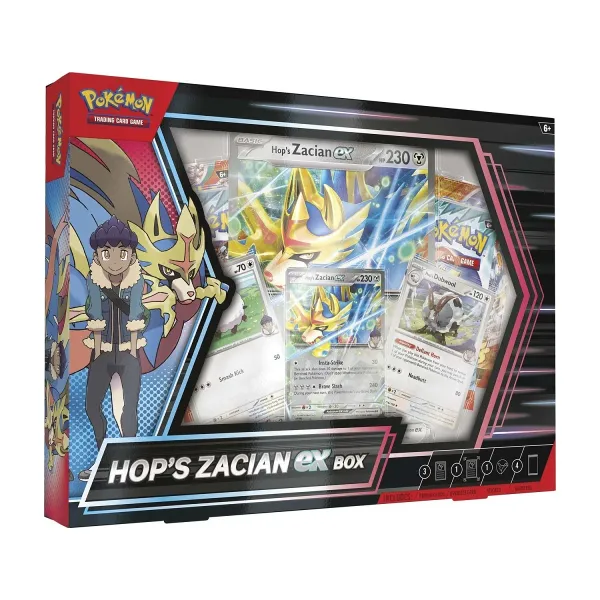 Pokémon TCG: Hop’s Zacian ex Box