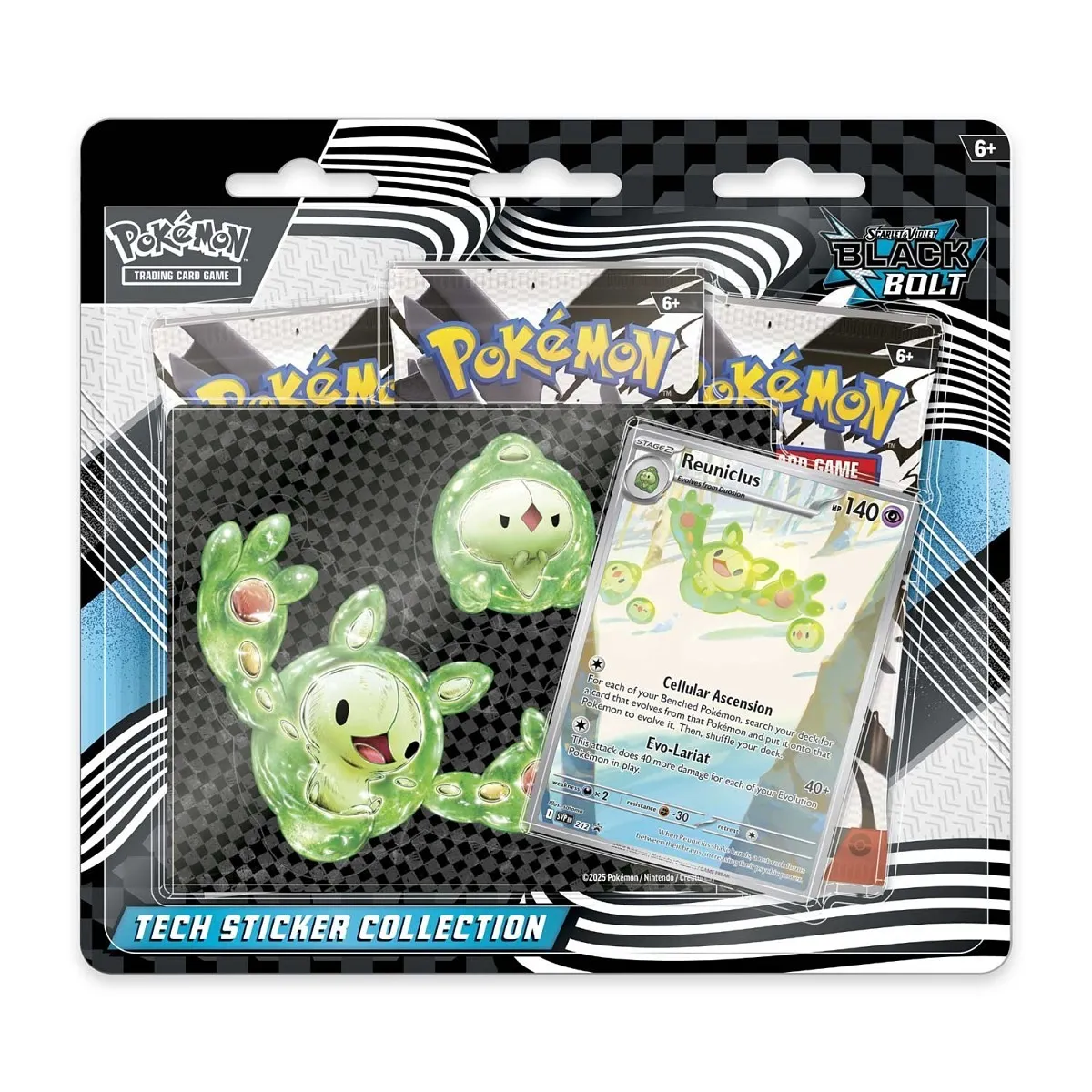 Pokémon TCG: Scarlet & Violet-Black Bolt Tech Sticker Collection