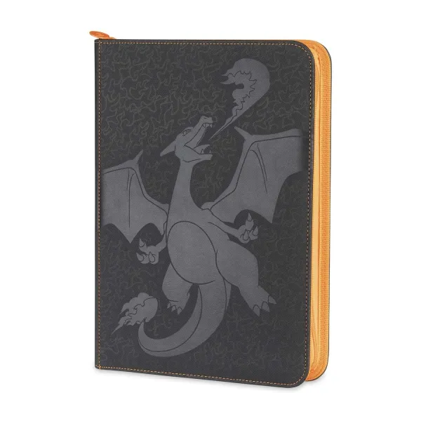 Pokémon TCG: Scorching Charizard Premium Zip Binder