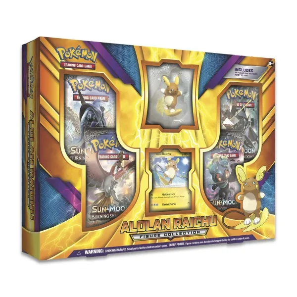 Pokémon TCG: Alolan Raichu Figure Collection