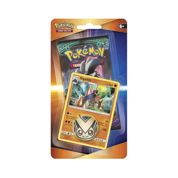 Pokémon TCG: Booster Pack, Coin & Gigalith Promo Card
