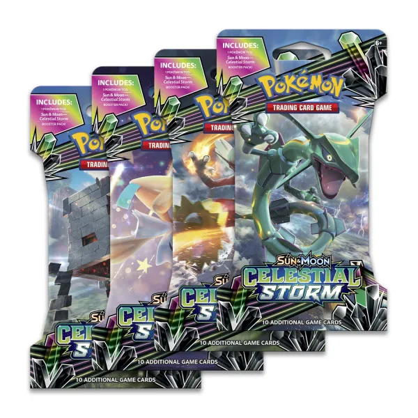 Pokémon TCG: Sun & Moon-Celestial Storm Sleeved Booster Pack (10 Cards)
