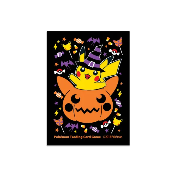 Pokémon TCG: Pumpkin Pikachu Halloween Card Sleeves (65 Sleeves)