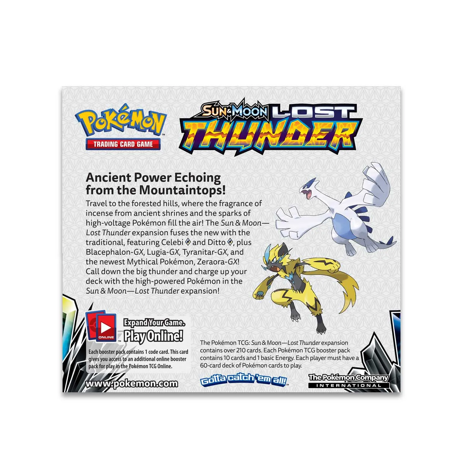 Pokémon TCG: Sun & Moon-Lost Thunder Booster Display Box (36 Packs)