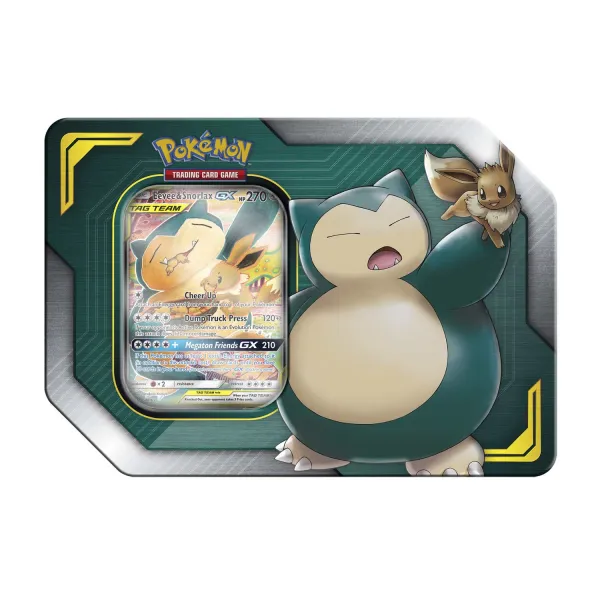 Pokémon TCG: TAG TEAM Tin (Eevee & Snorlax-GX)