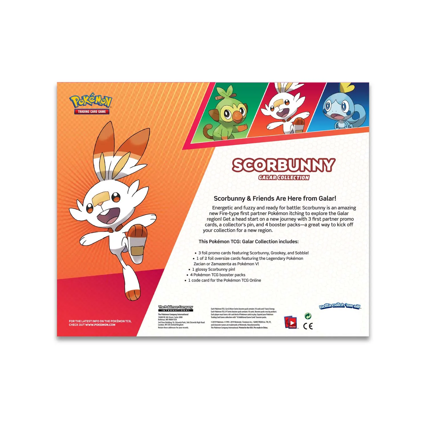 Pokémon TCG: Galar Collection (Scorbunny/Zamazenta)