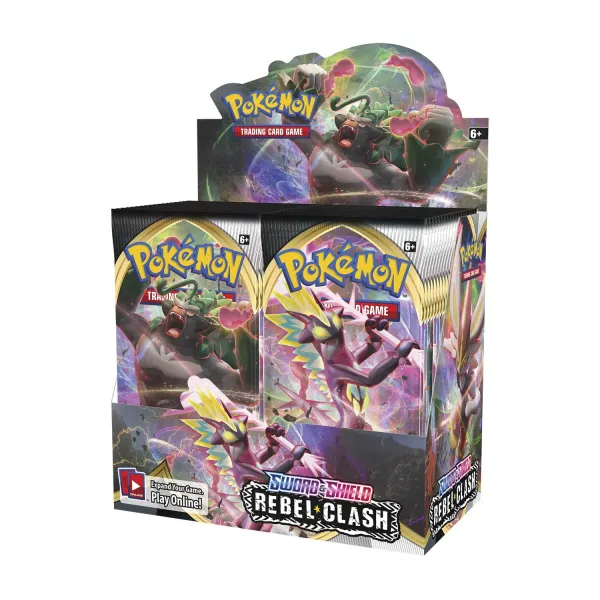 Pokémon TCG: Sword & Shield-Rebel Clash Booster Display Box (36 Packs)