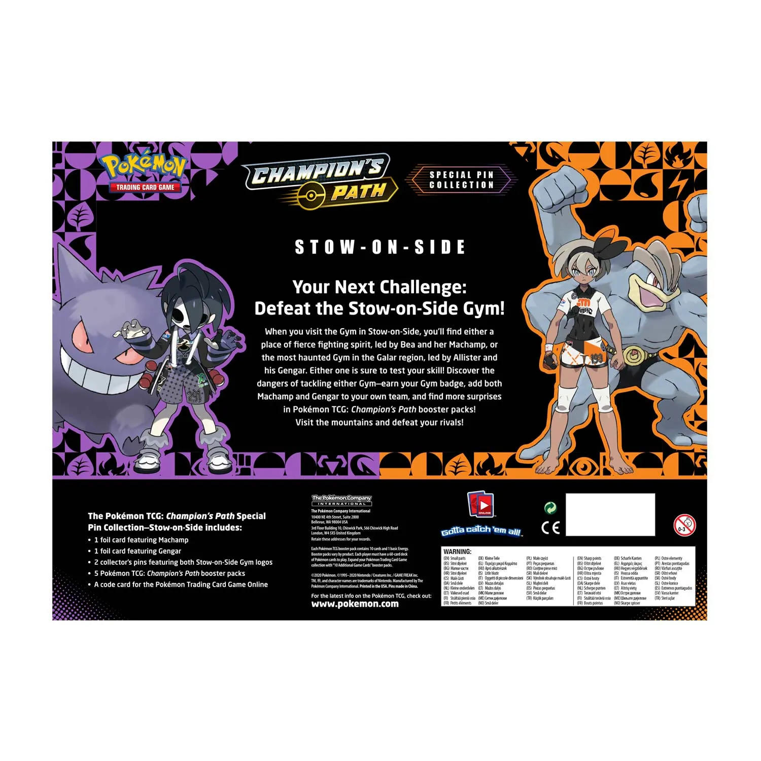 Pokémon TCG: Champion's Path Special Pin Collection (Stow-on-Side)