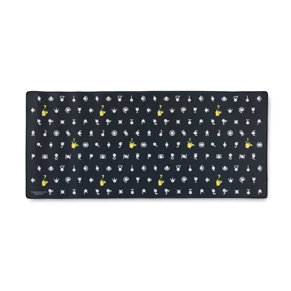 Pokémon TCG: Pokémon Accents: Unown Light Gray Large Playmat