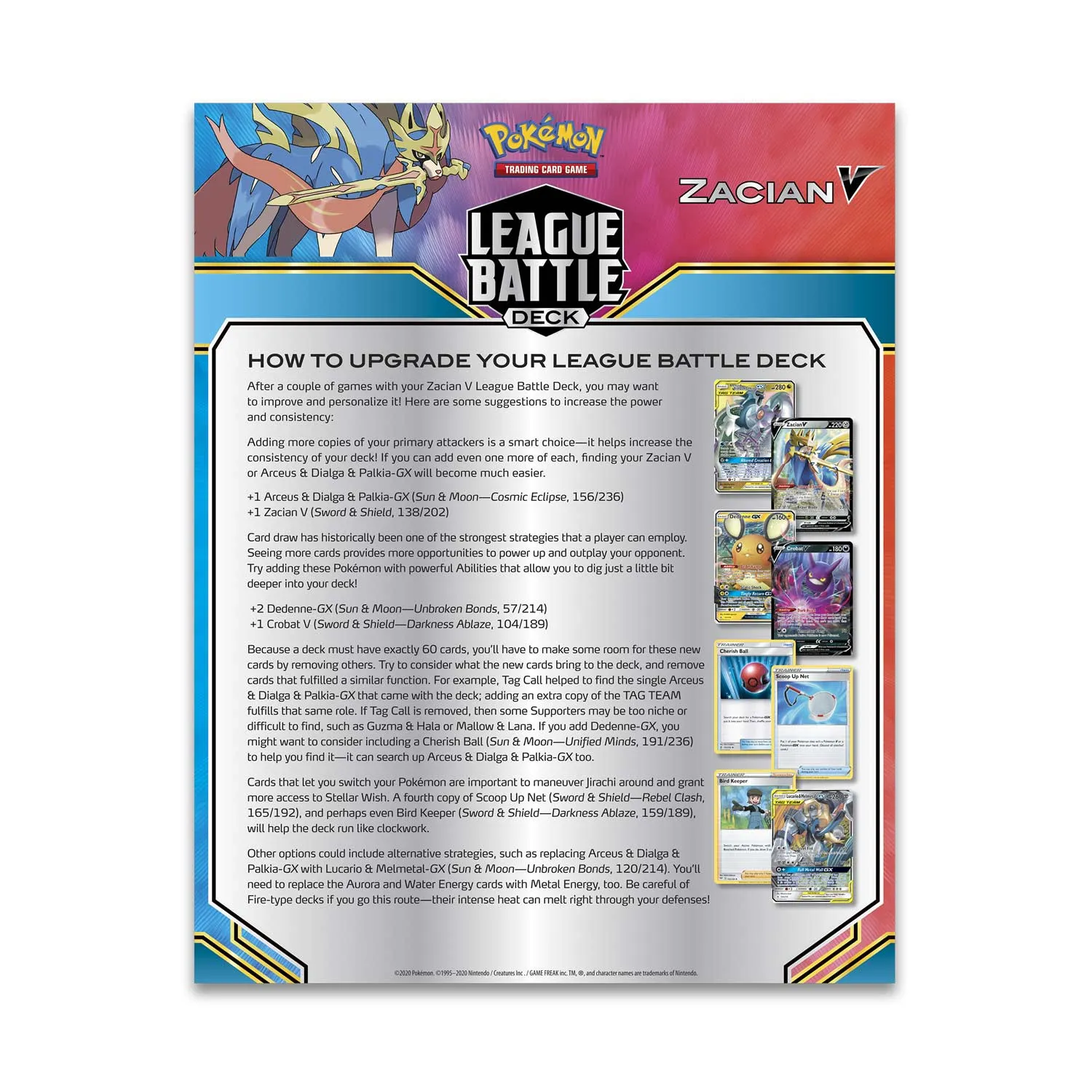 Pokémon TCG: Zacian V League Battle Deck
