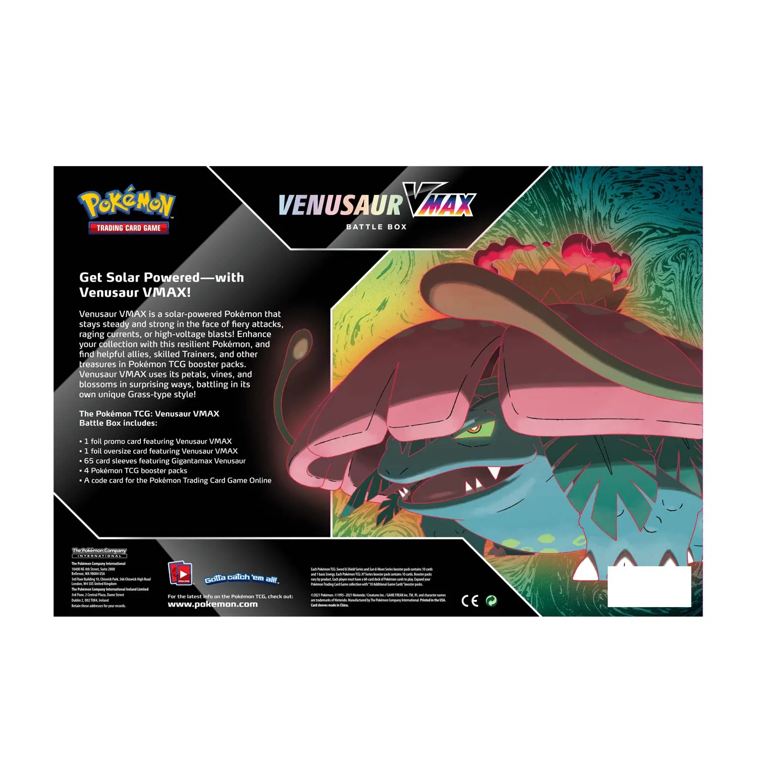 Pokémon TCG: Venusaur VMAX Battle Box