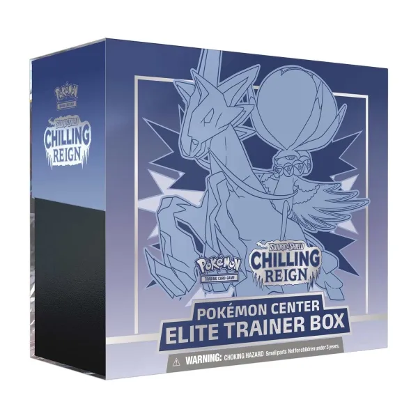 Pokémon TCG: Sword & Shield-Chilling Reign Elite Trainer Box (Ice Rider Calyrex)