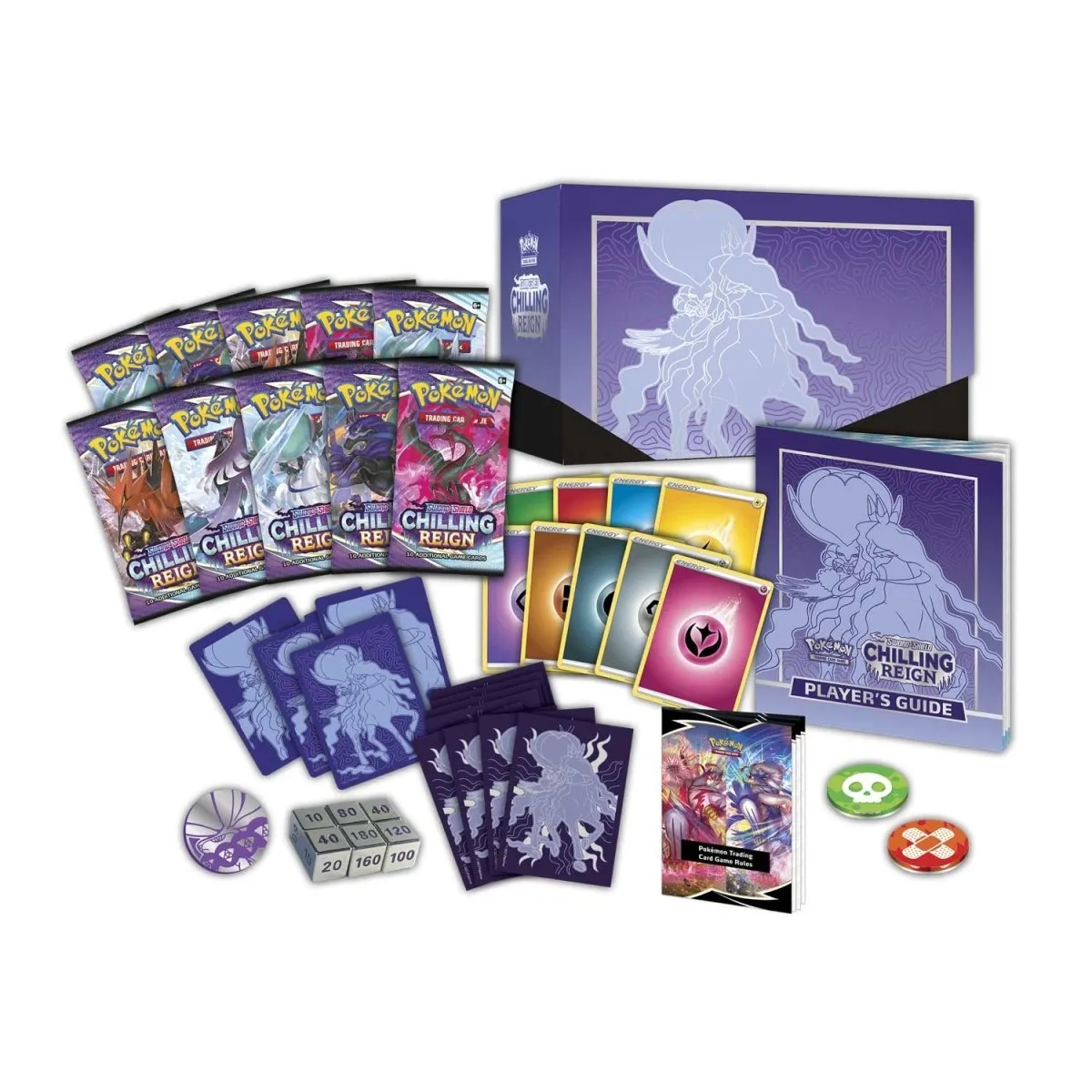 Pokémon TCG: Sword & Shield-Chilling Reign Elite Trainer Box (Shadow Rider Calyrex)