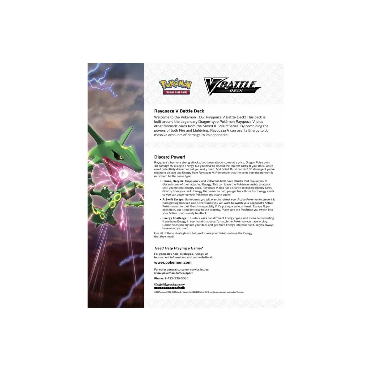 Pokémon TCG: Rayquaza V Battle Deck