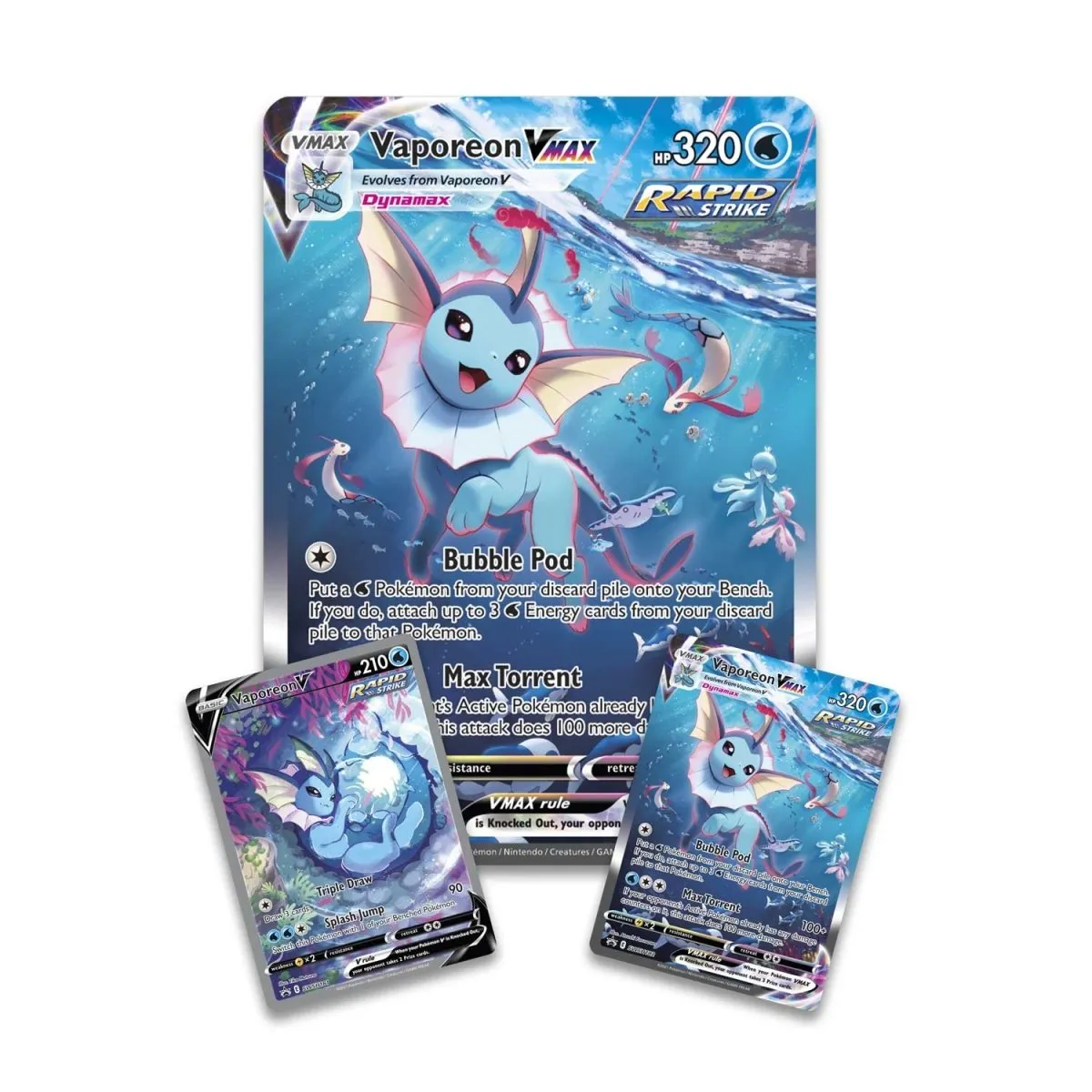 Pokémon TCG: Vaporeon VMAX Premium Collection
