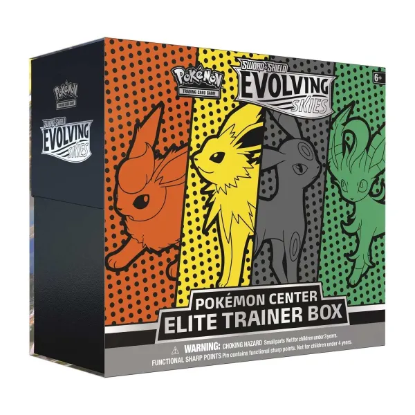 Pokémon TCG: Sword & Shield-Evolving Skies Elite Trainer Box (Jolteon, Flareon, Umbreon & Leafeon)