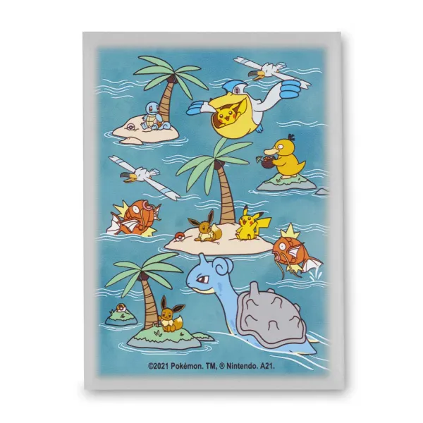 Pokémon TCG: Pokémon Sunny Sea Card Sleeves (65 Sleeves)
