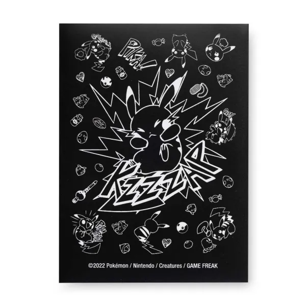 Pokémon TCG: Pikachu Comic-Style Attack Card Sleeves (65 Sleeves)