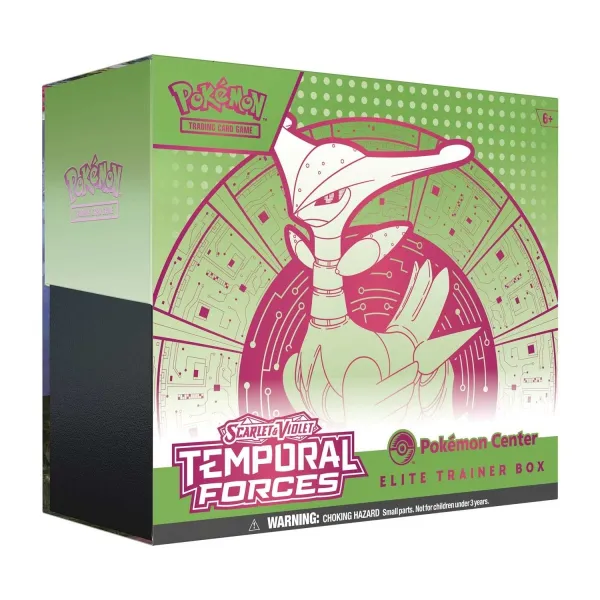 Pokémon TCG: Scarlet & Violet-Temporal Forces Elite Trainer Box (Iron Leaves)